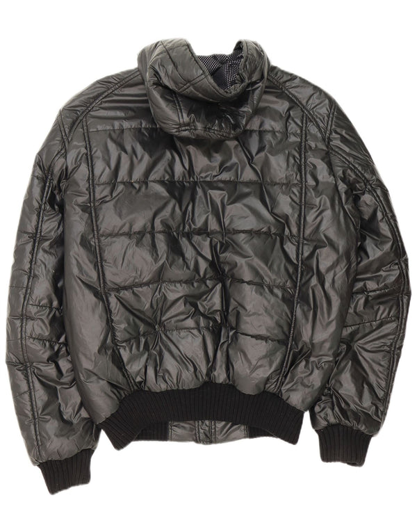 Refrigiwear Mens Sixty Hooded Wattierte Jacke UK 42 XL Grau Polyester