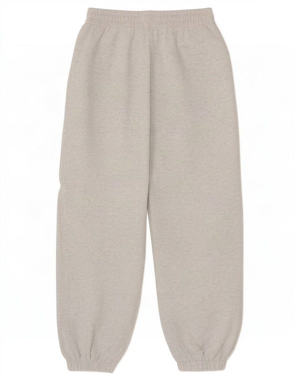 Pantaloni de trening pentru femei Zara, loose fit, Joggeri UK 12, bumbac gri mediu