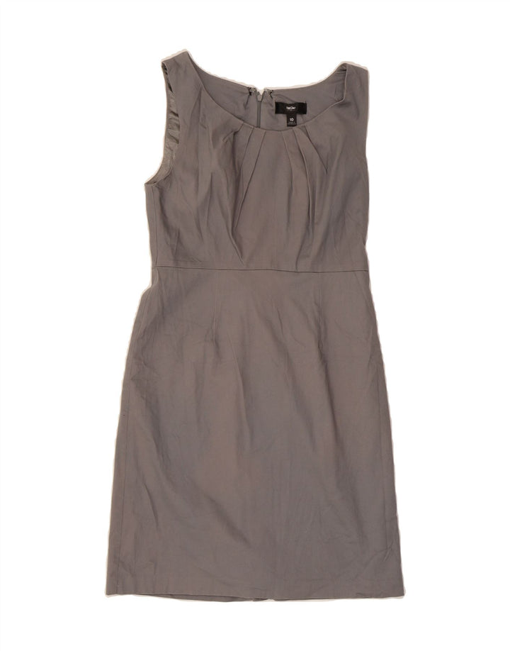 MOSSIMO Womens Sleeveless A-Line Dress US 10 Large Grey Cotton Vintage Mossimo and Second-Hand Mossimo from Messina Hembry 