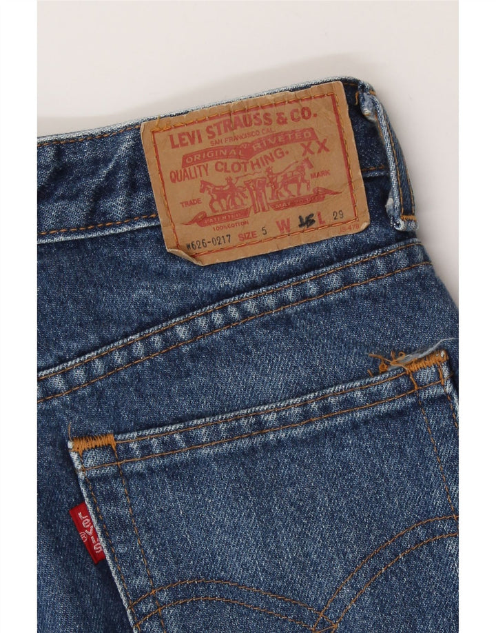 Levi's Womens High Waist Jeans W25 L29 Blue