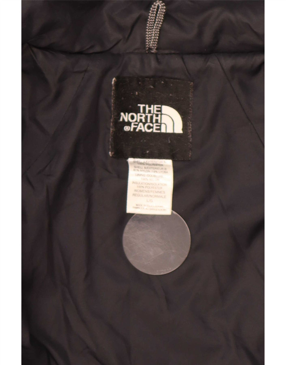The North Face Mens Liner Padded Jacket UK 40 Large Black Polyester
