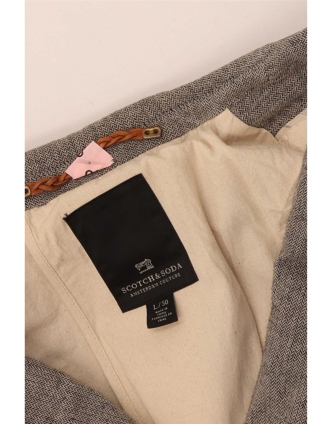 Scotch & Soda Ανδρικό σακάκι 2 κουμπιών Blazer IT 50 Large Grey