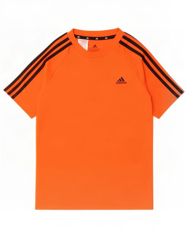 Maglietta Adidas Aeroready da bambino 11-12 anni in poliestere arancione