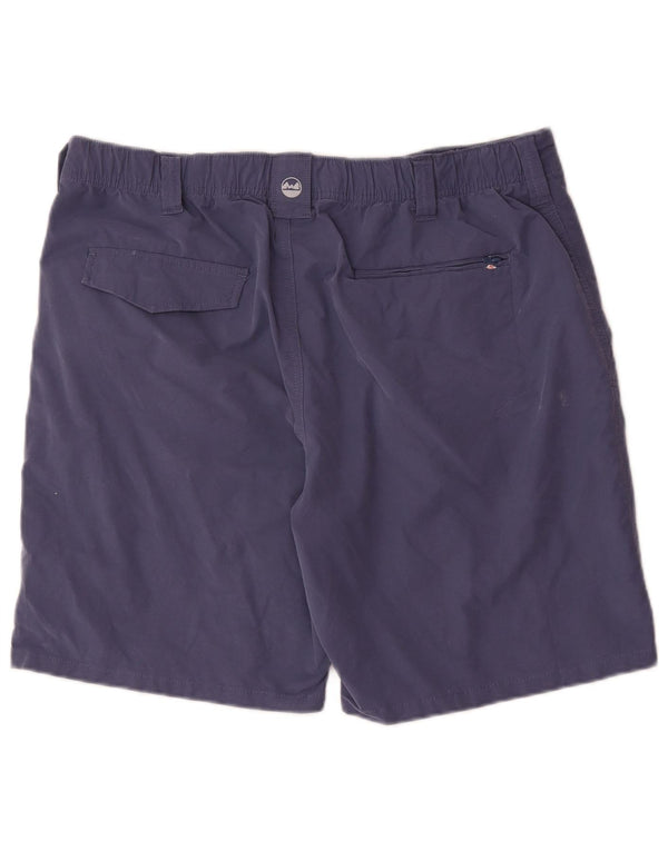 Wrangler Mens Chino Shorts W38 XL Navy Blue Cotton