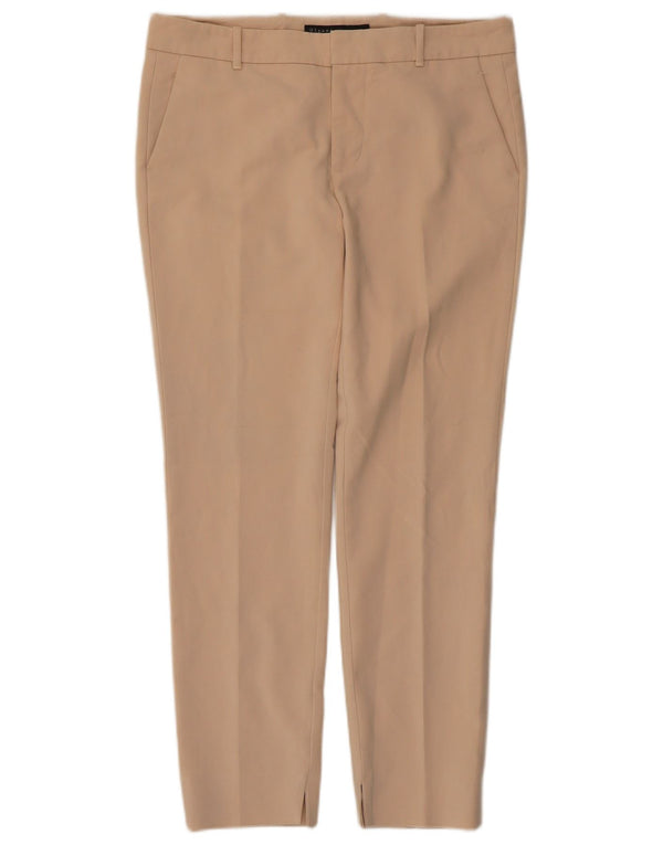 Zara Damen Slim Chino-Hose EU 28 Medium W28 L27 Beige Baumwolle