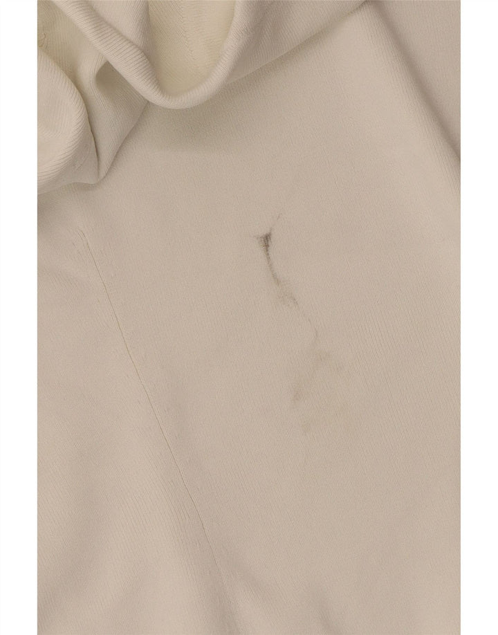 Cos Damen-Pullover mit Rundhalsausschnitt, UK 14, mittelweiße Viskose