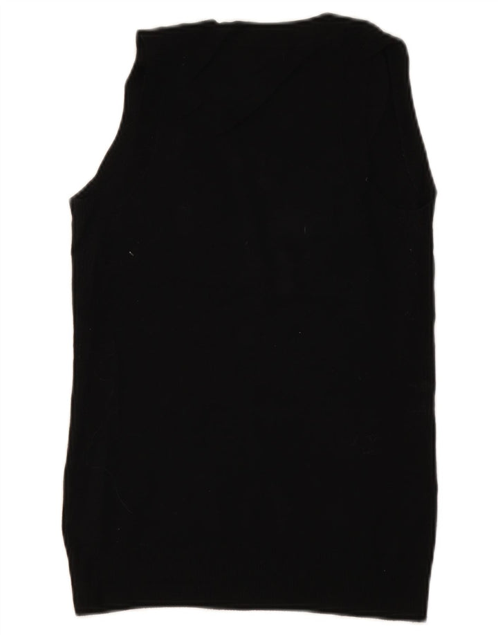 Zara Dame Vest Tank Top UK 10 Lille Sort