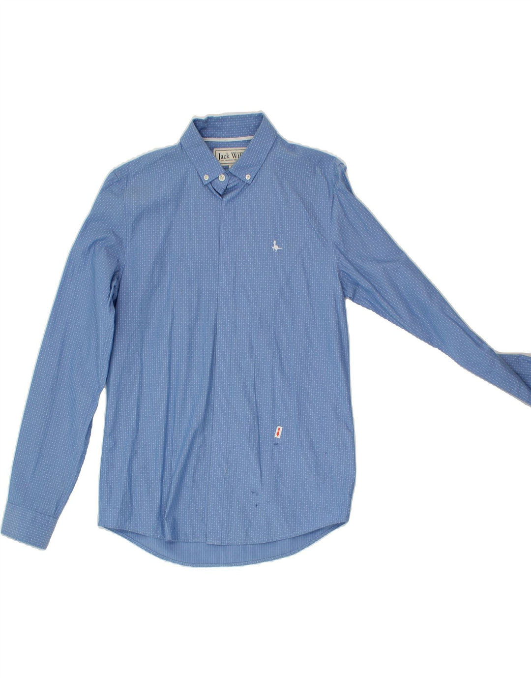 JACK WILLS Mens Shirt Small Blue Pinstripe Cotton Vintage Jack Wills and Second-Hand Jack Wills from Messina Hembry 