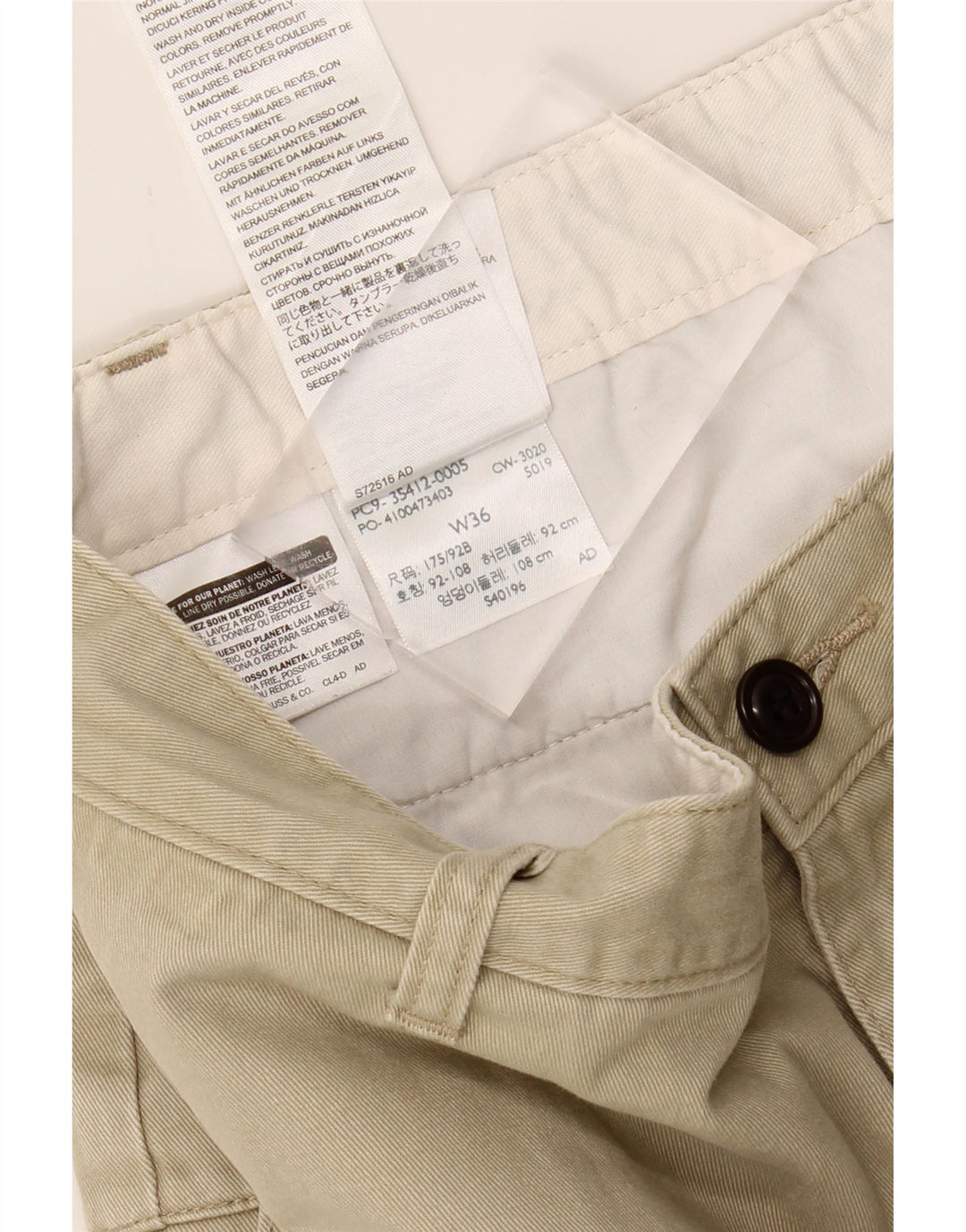 DOCKERS Mens Cargo Shorts W36 Large Beige Cotton Vintage Dockers and Second-Hand Dockers from Messina Hembry 