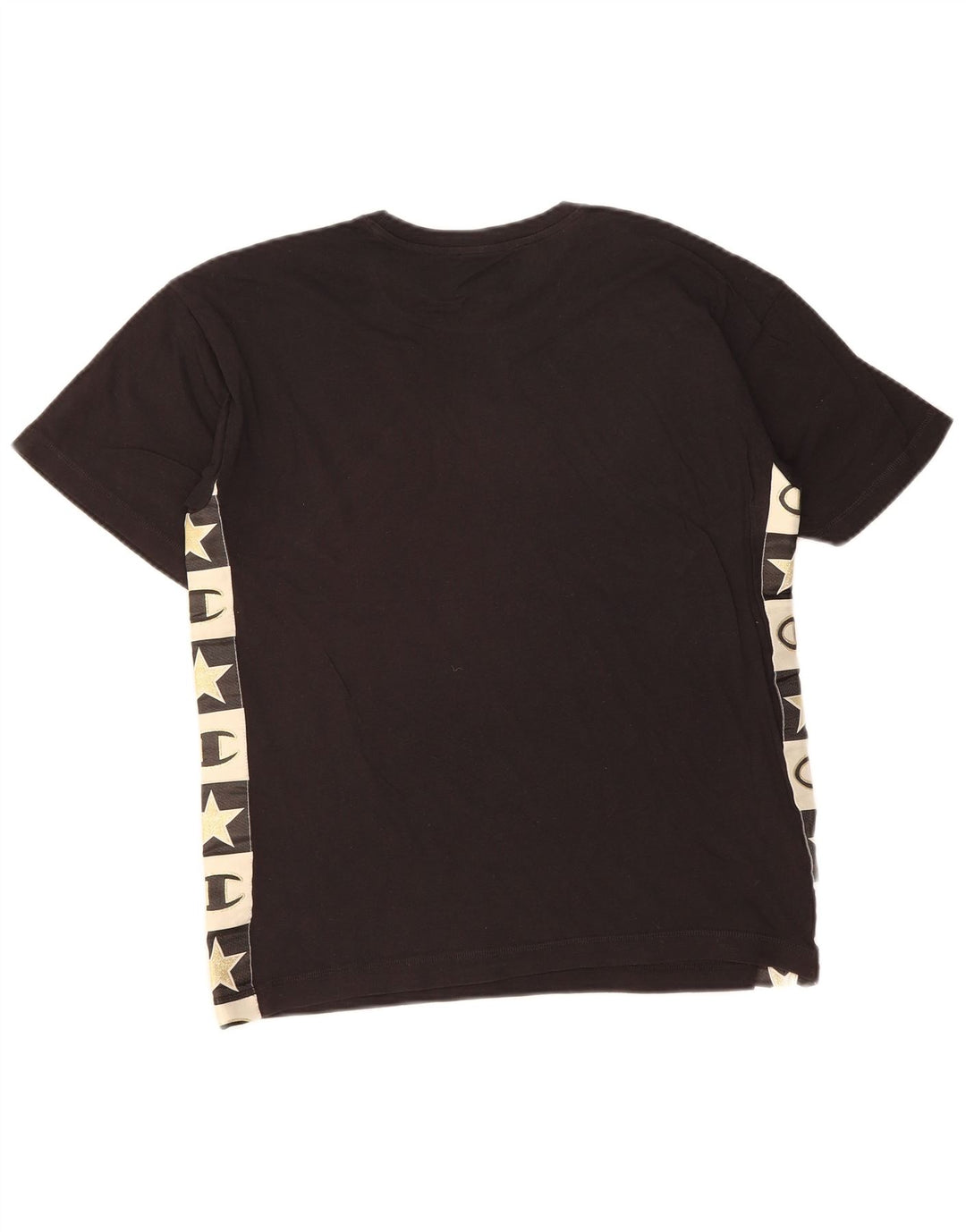CHAMPION Womens Graphic T-Shirt Top UK 14 Medium Black
