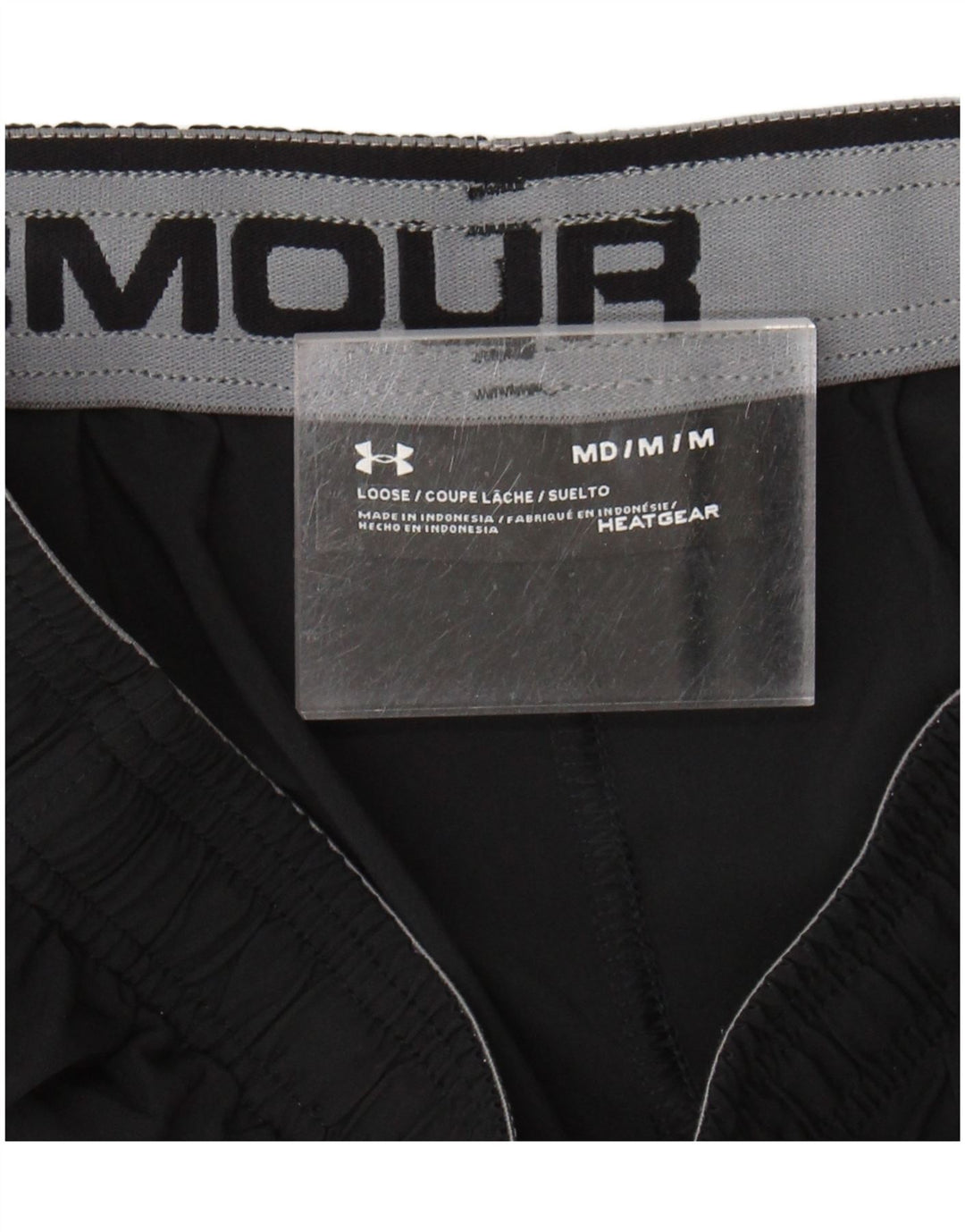 UNDER ARMOUR Mens Graphic Sport Shorts Medium Black