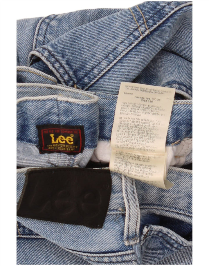 Lee Mens Tapered Jeans W34 L27 Blue Cotton