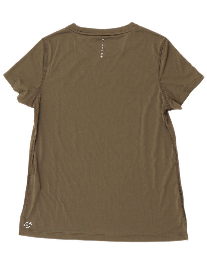 Camiseta feminina Puma UK 12 poliéster cáqui médio