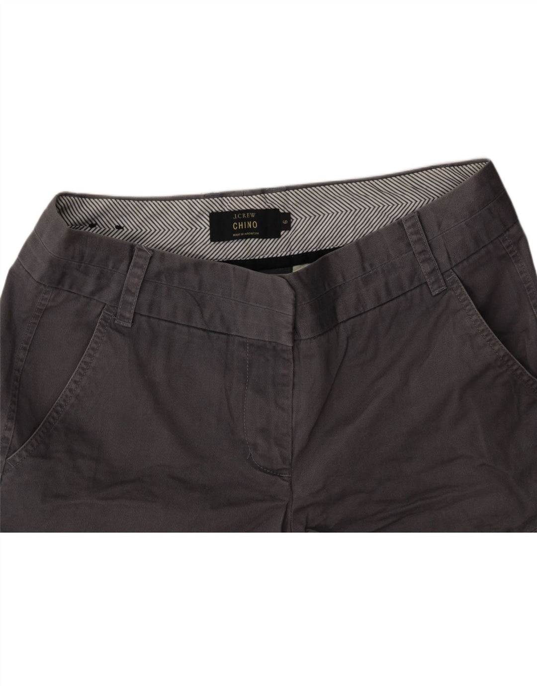 J. CREW Womens Chino Shorts US 6 Medium W30 Grey Cotton Vintage J. Crew and Second-Hand J. Crew from Messina Hembry 