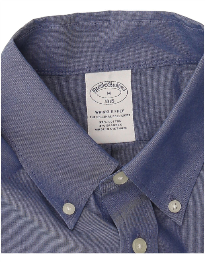 Brooks Brothers Mens Shirt Medium Blue Cotton
