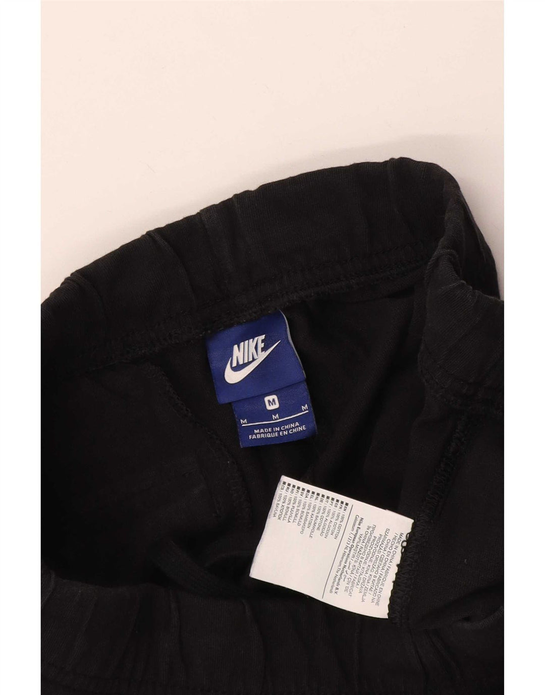 Nike Herre Sportshorts Medium Sort Bomuld