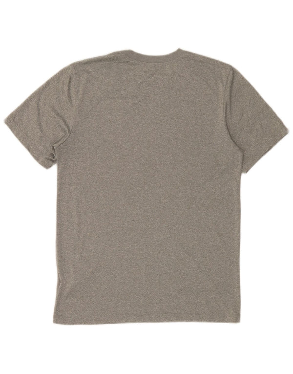 Nike Herre Dri Fit T-shirt Top Lille grå Flecked Polyester