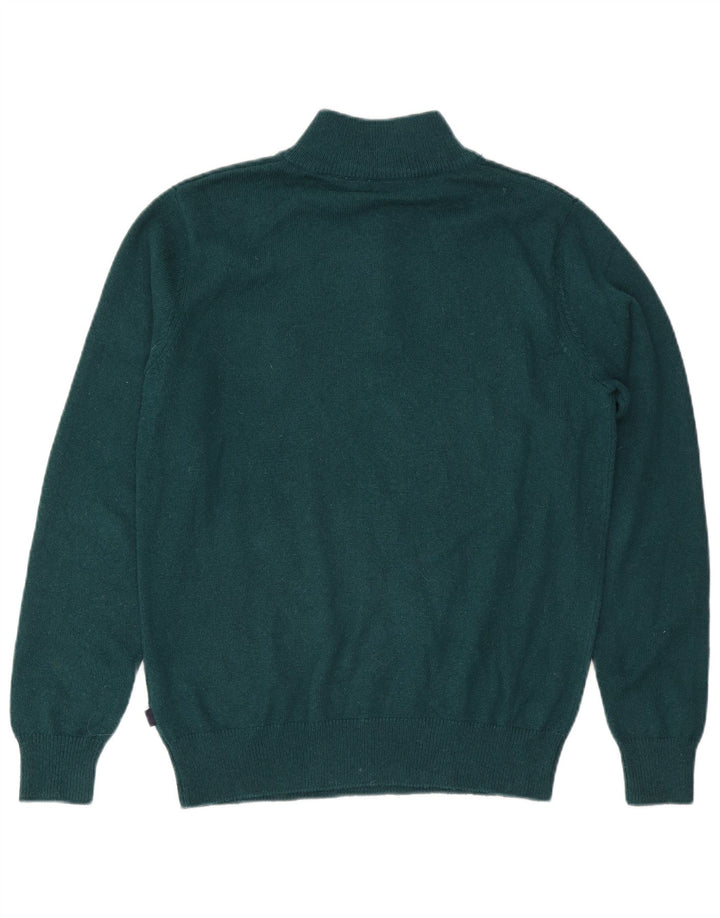 Fila Herre Zip Neck Jumper Sweater Large Green