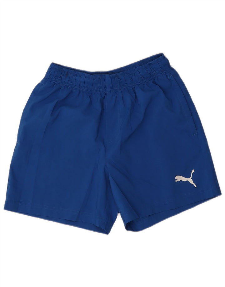 Pantaloncini sportivi da uomo Puma Small blu in poliestere