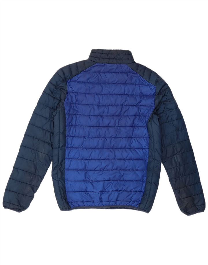 Jachetă căptușită pentru bărbați Ellesse UK 36, albastru, poliester color bloc