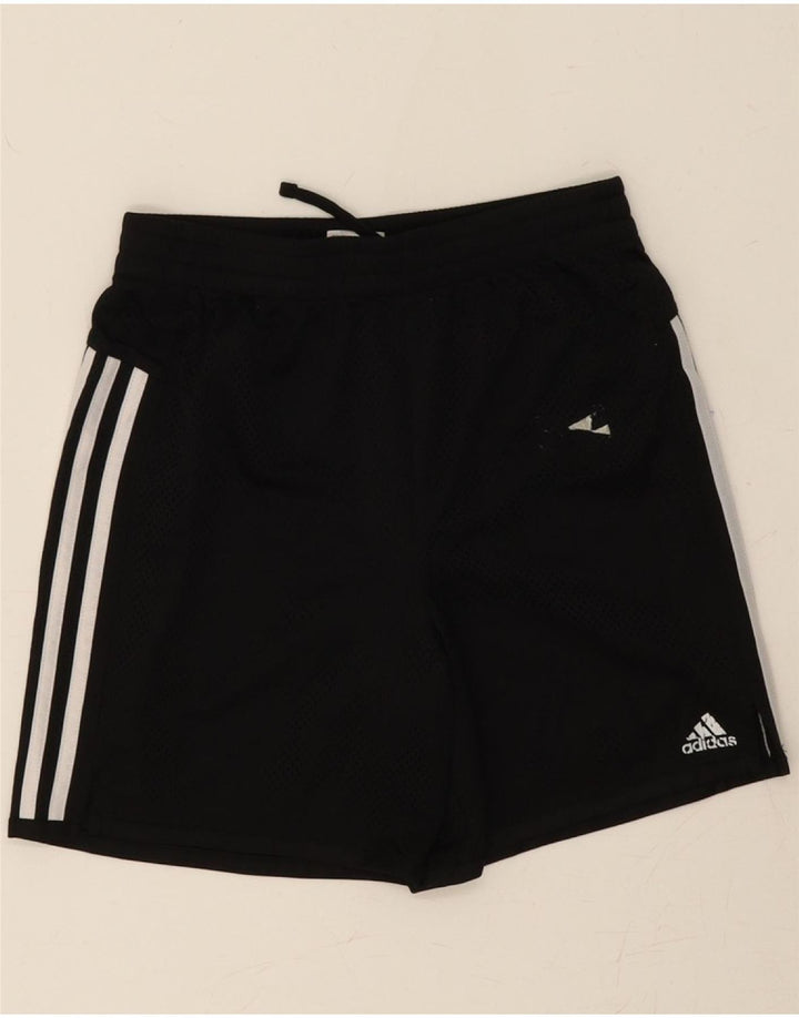 ADIDAS Boys Sport Shorts 13-14 Years Black Polyester Vintage Adidas and Second-Hand Adidas from Messina Hembry 