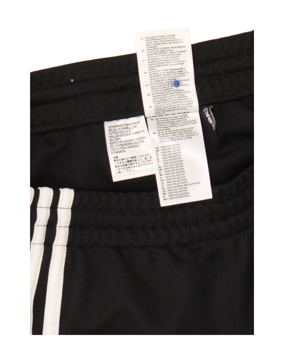 Adidas Mens Tracksuit Trousers Large  Black Polyester