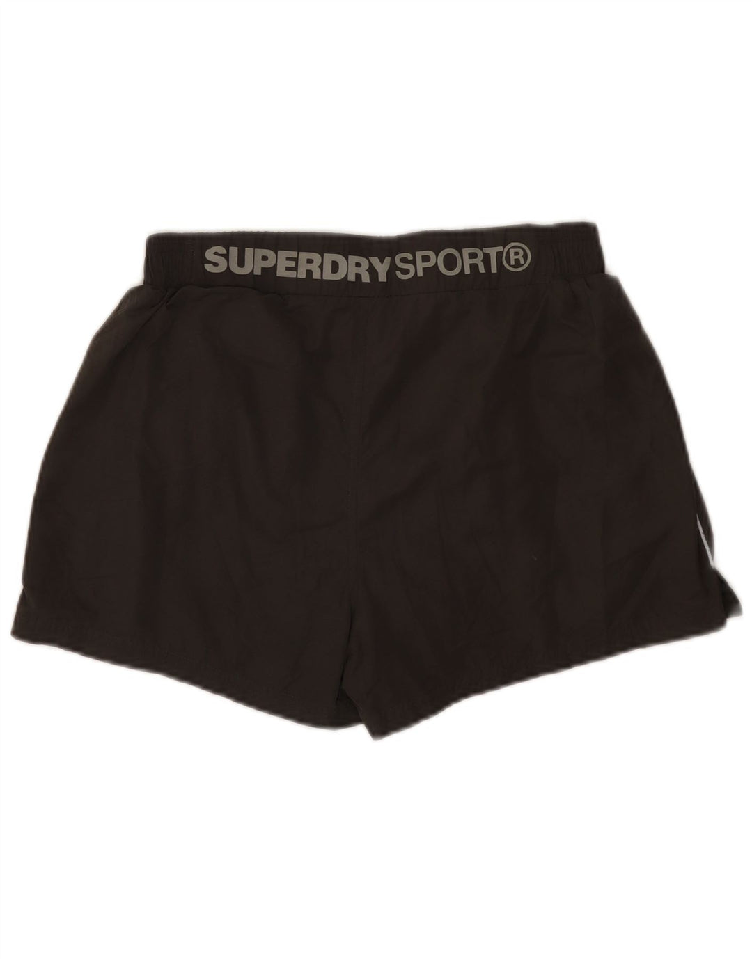 Superdry Short de Sport Graphique Femme Noir Moyen