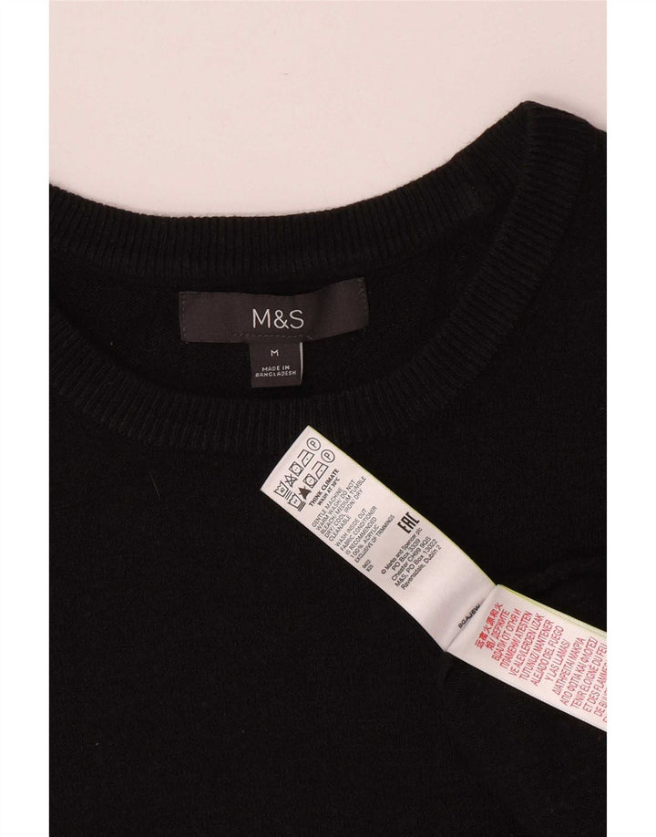 Marks & Spencer Pull Col Bateau Homme Noir Moyen Acrylique