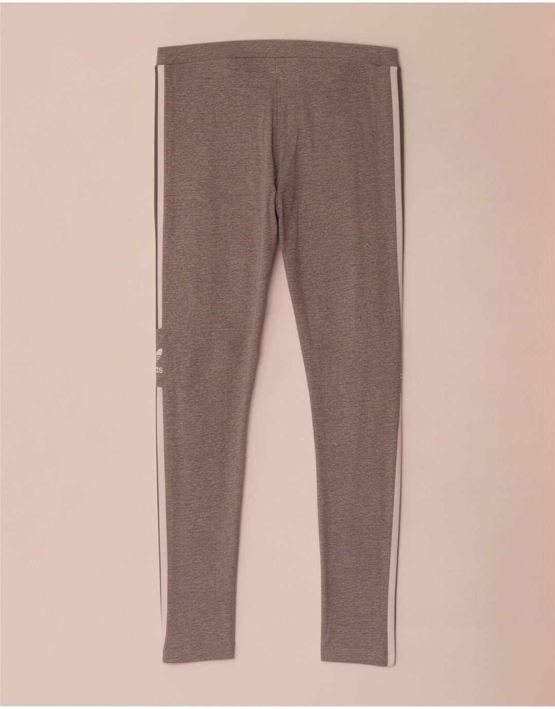 Adidas Dame Leggings UK 14 Medium Grey Bomuld