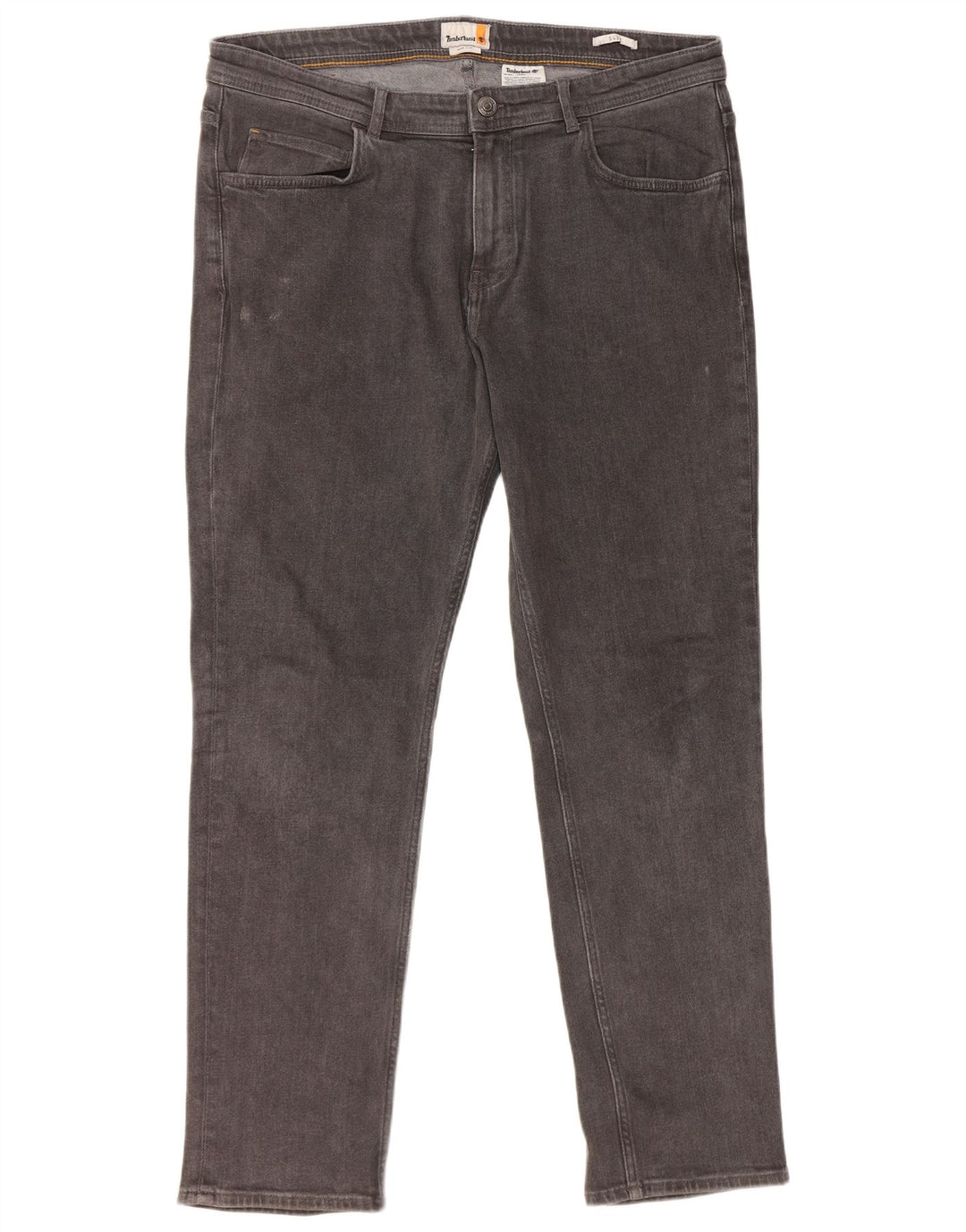 Timberland Mens Stretch Slim Jeans W38 L32 Grey Cotton