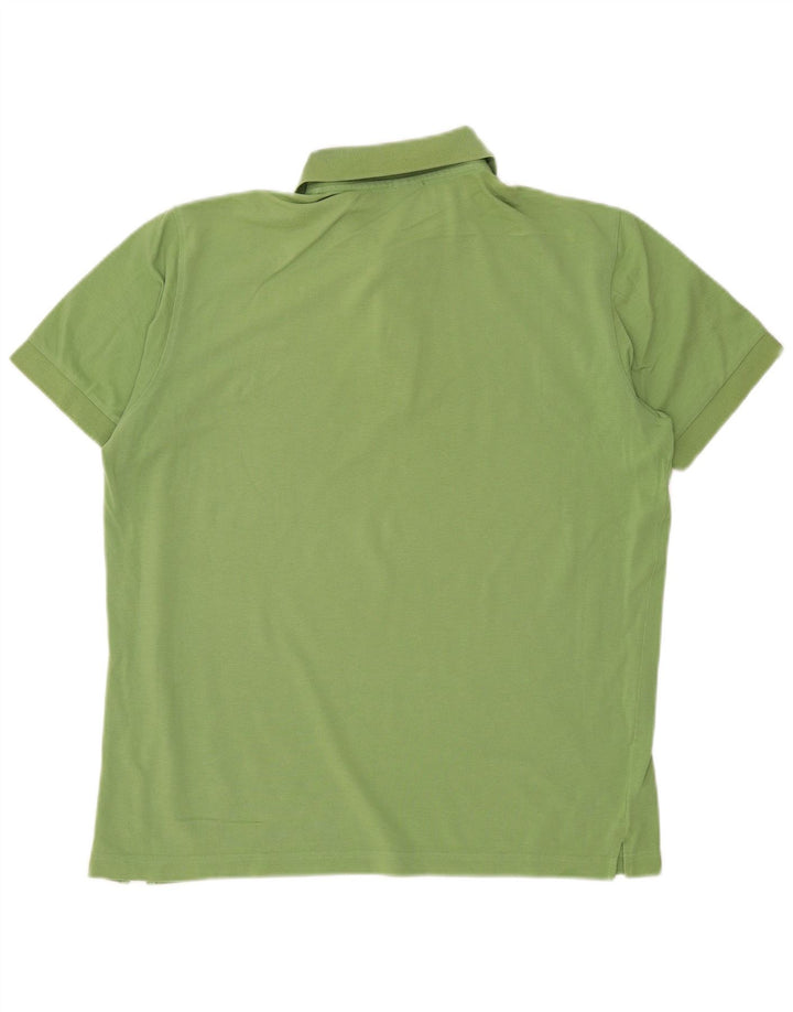 Hugo Boss Mens Polo Shirt Medium Green Cotton