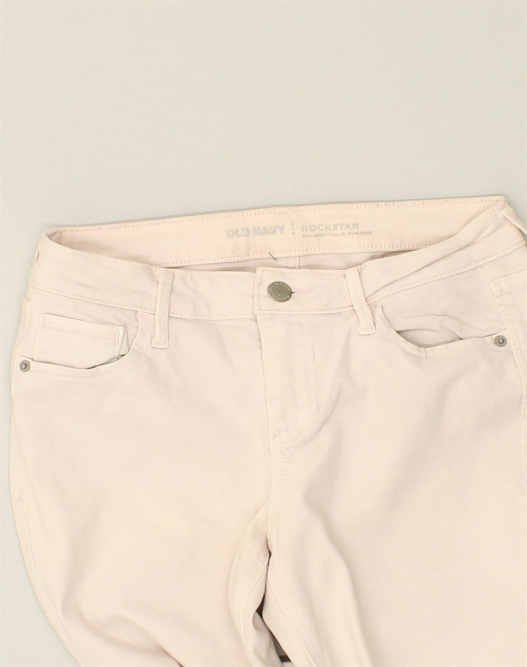 OLD NAVY Womens Slim Jeans US 2 XS W26 L26 Pink Cotton | Vintage Old Navy | Thrift | Second-Hand Old Navy | Used Clothing | Messina Hembry 