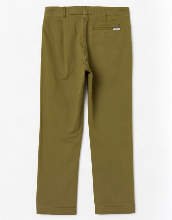 Marks & Spencer Γυναικείο ίσιο κομμένο παντελόνι UK 12 Medium W30 L25 Khaki