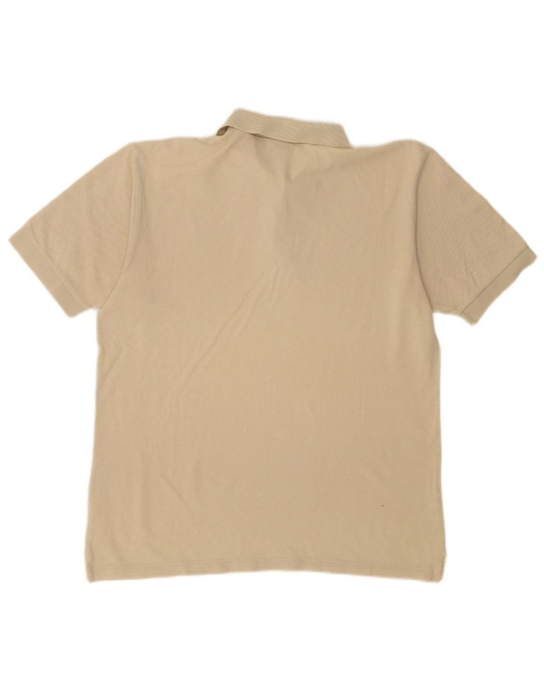 BELFE Mens Polo Shirt Large Beige