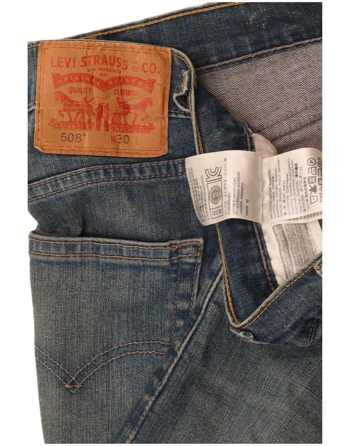 Levi's Mens 508 Denim Shorts W30 Medium Blue Cotton