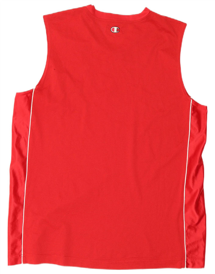 Męska kamizelka Champion XL, czerwona, poliestrowa