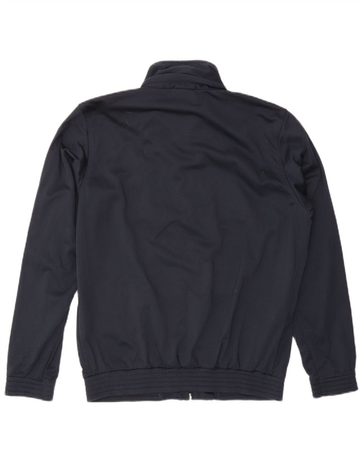 CHAMPION Mens Graphic Tracksuit Top Jacket Medium Navy Blue Polyester