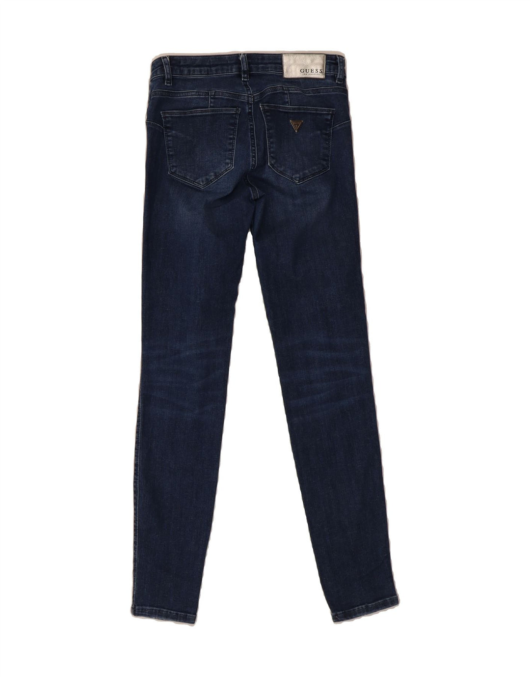 GUESS Womens Curvy Skinny Jeans W26 L29 Blue Polyester Vintage Guess and Second-Hand Guess from Messina Hembry 