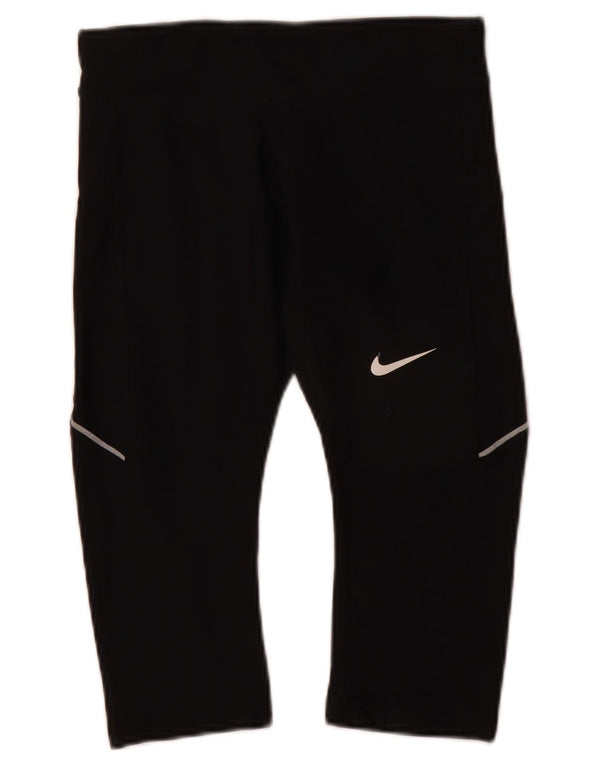 Leggings Nike Dri Fit Capri da donna UK 4 XS poliestere nero