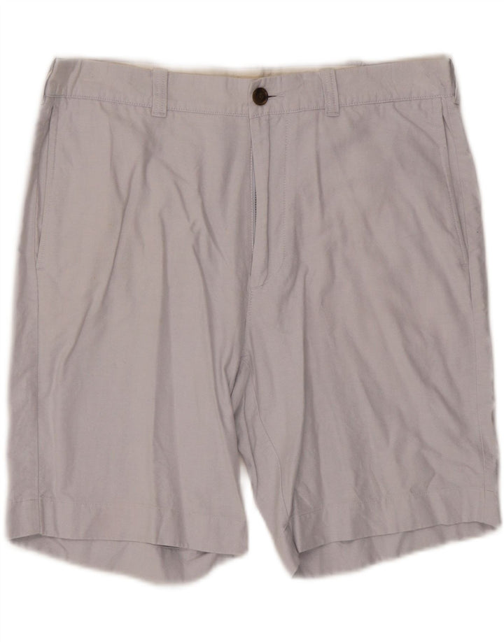 J. CREW Mens Chino Shorts W35 Large Grey Cotton Vintage J. Crew and Second-Hand J. Crew from Messina Hembry 