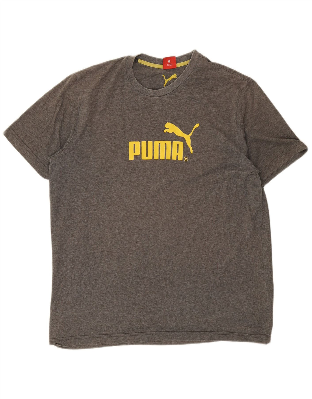 Puma Mens Graphic T-Shirt Top XL Grey