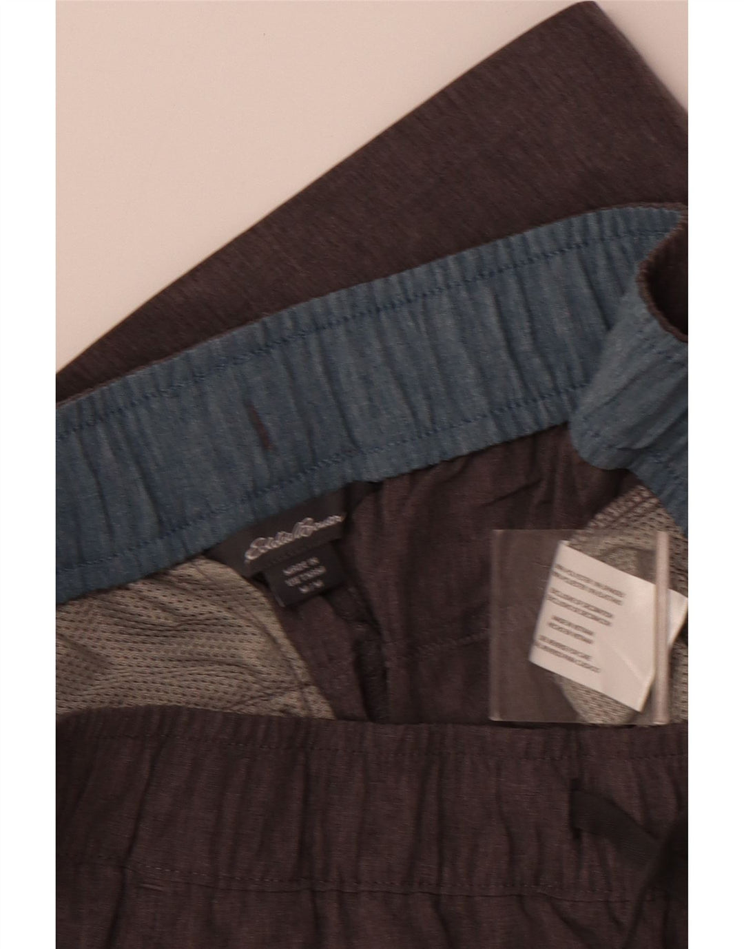 EDDIE BAUER Herren Sportshorts Mittelgraues Polyester