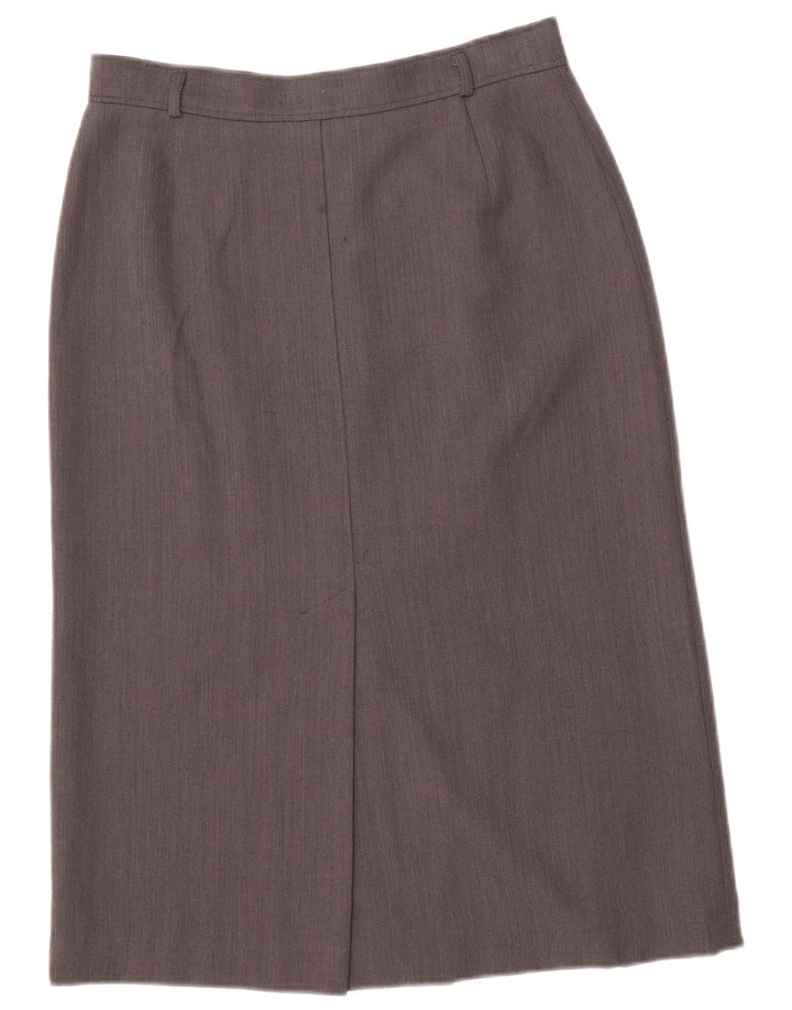 BIANCA Womens Pencil Skirt EU 40 Medium W30  Grey Polyester