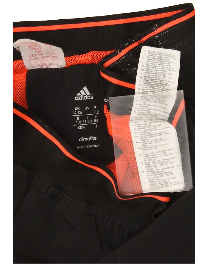 Adidas Boys MESSI Tracksuit Trousers 12-13 Years Black Polyester
