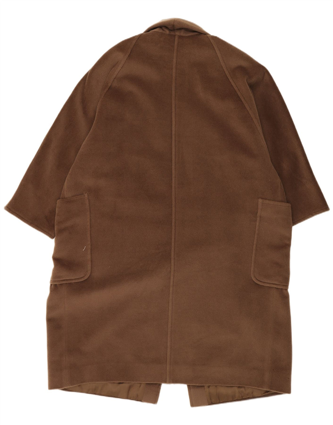 Max Mara Manteau surdimensionné pour femme UK 12 Laine marron moyen