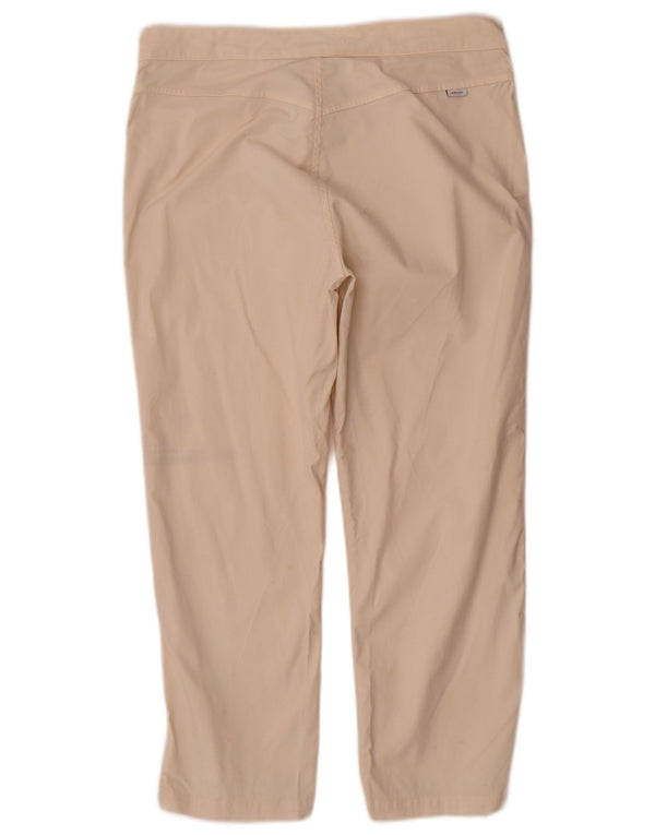Aspesi Pantalones Cortos Rectos Para Mujer IT 44 Medium W30 L23 Algodón Beige