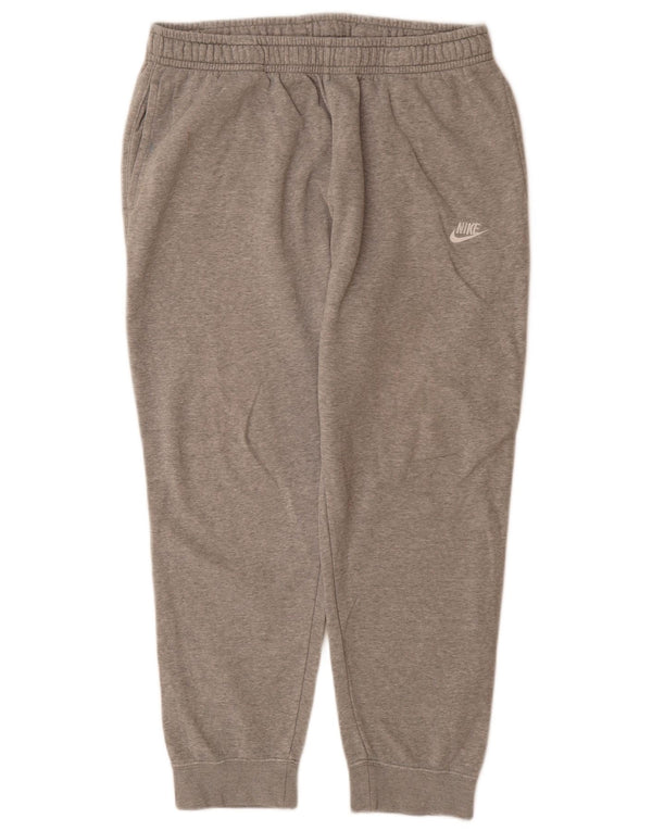 Nike Pantalon de survêtement pour homme XL Gris chiné en coton