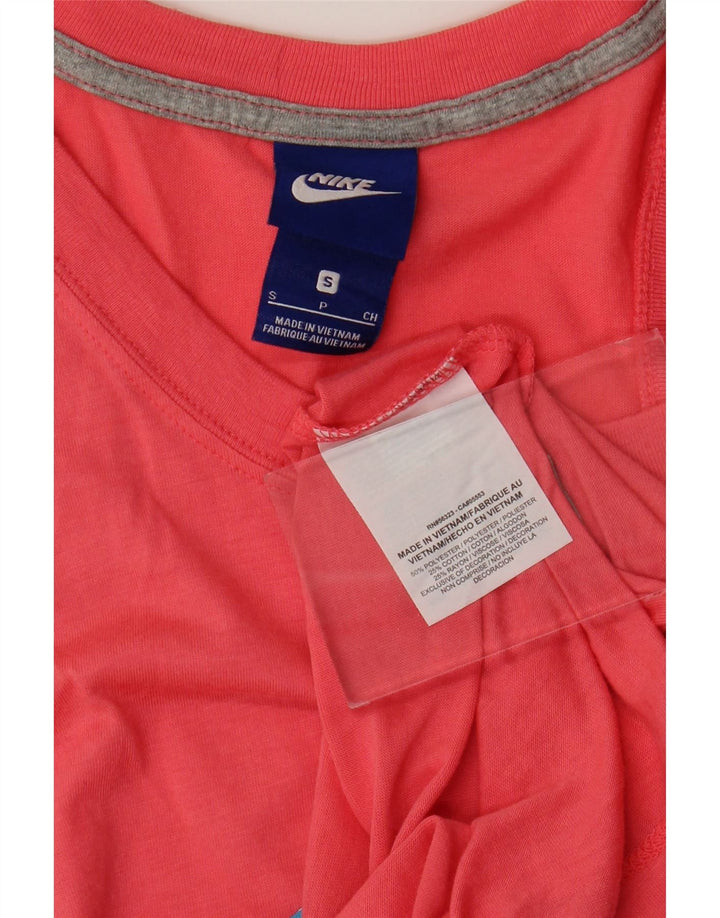 NIKE grafisk vest top til kvinder 10 Small Pink Polyester