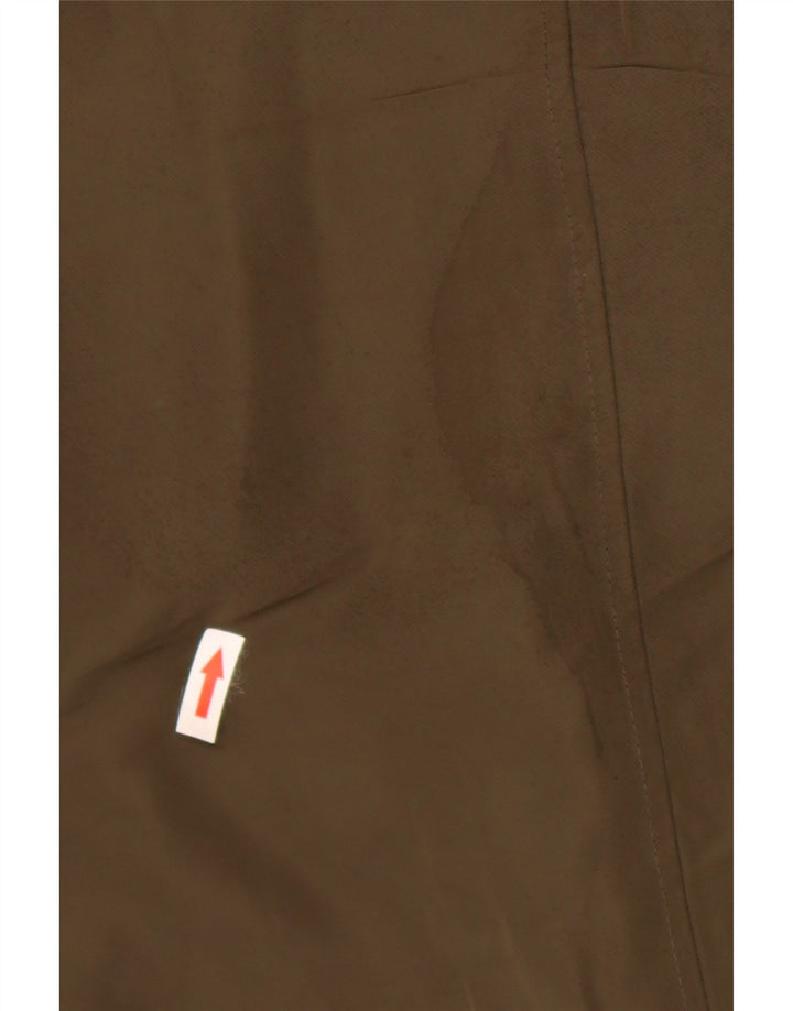 Zara Mens Bomber Jacket UK 38 Medium Khaki Colourblock Polyester