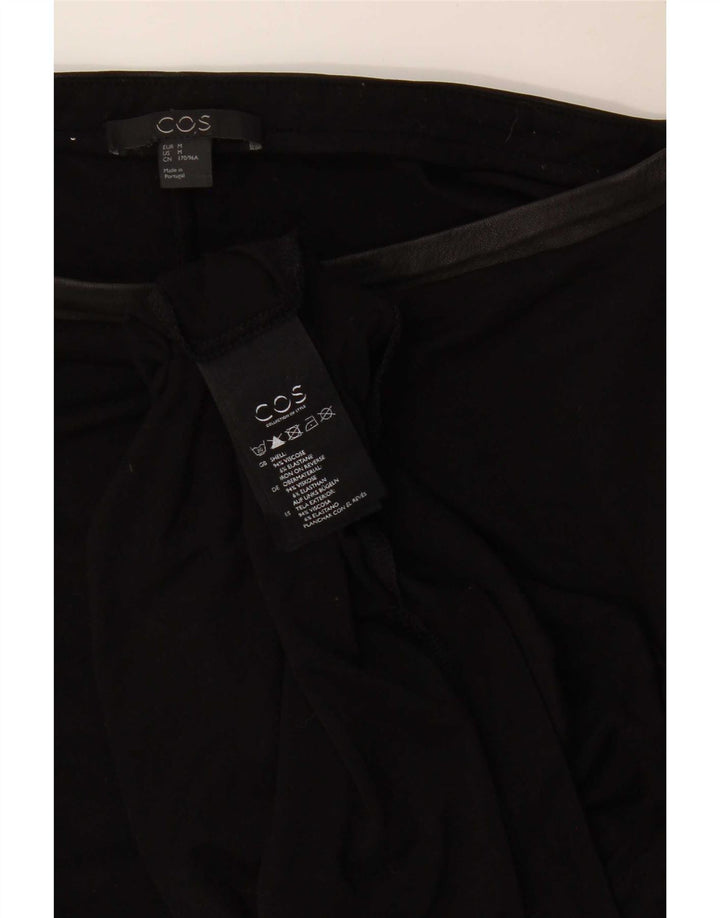 Cos Damen-Blusenoberteil in Übergröße, UK 14, Mittelschwarz, Viskose
